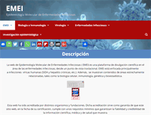 Tablet Screenshot of epidemiologiamolecular.com